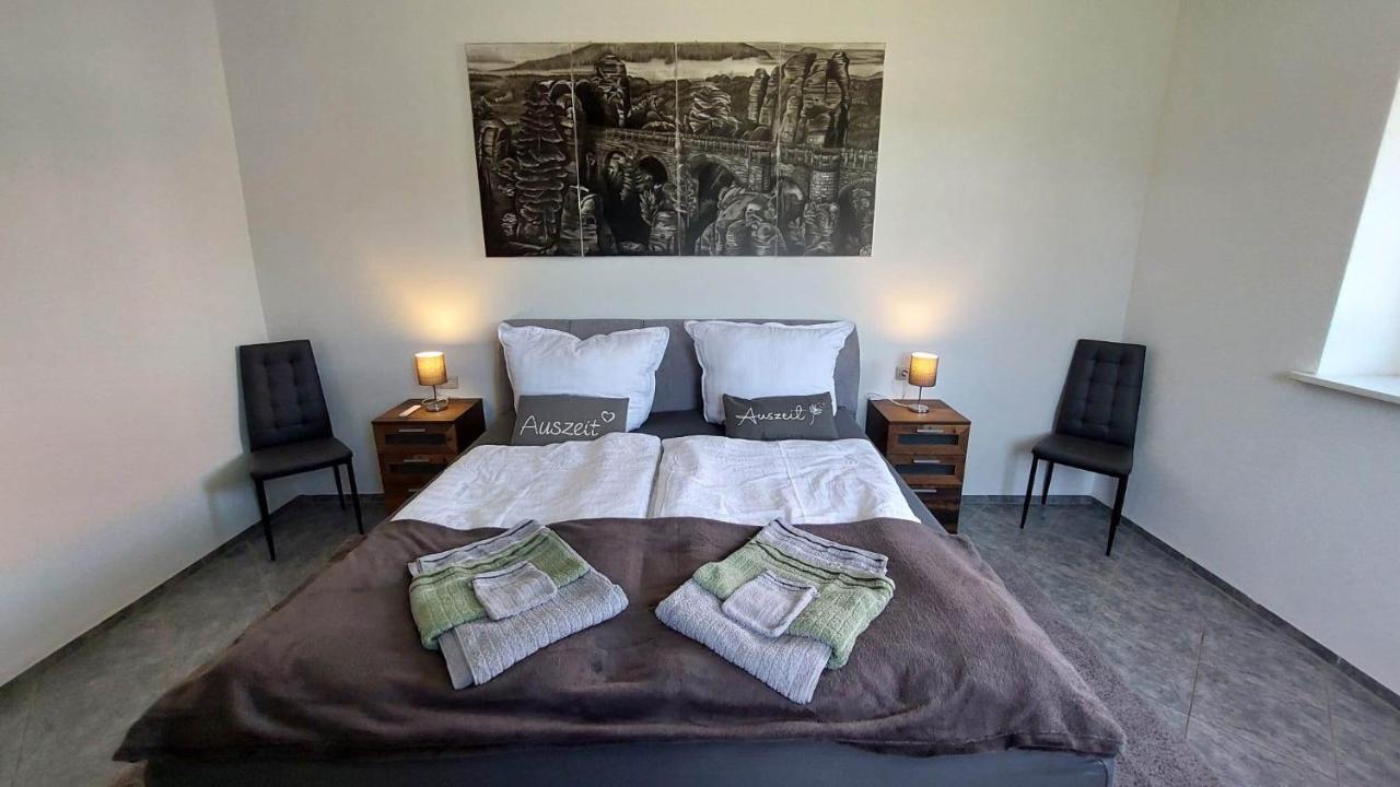 Ferienwohnung Am Hofladen Hellendorf - Saechsische Schweiz Bad Gottleuba Εξωτερικό φωτογραφία